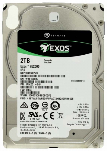 Жесткий диск Seagate ST2000NX0273 2Tb  SAS 2,5" HDD