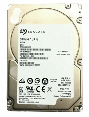 Жесткий диск Seagate 9WE066 300Gb  SAS 2,5" HDD
