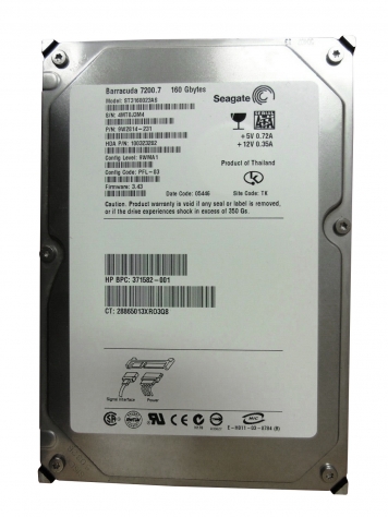 Жесткий диск Seagate ST3160023AS 160Gb  SATA 3,5" HDD