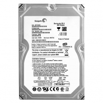 Жесткий диск Seagate ST3250310NS 250Gb  SATAII 3,5" HDD