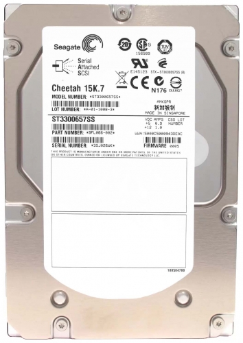 Жесткий диск Seagate ST3300657SS 300Gb  SAS 3,5" HDD