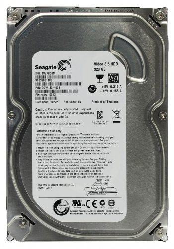 Жесткий диск Seagate 9GW13C 320Gb 5900 SATAII 3.5" HDD