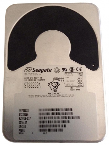 Жесткий диск Seagate ST33232A 3,2Gb 4500 IDE 3.5" HDD