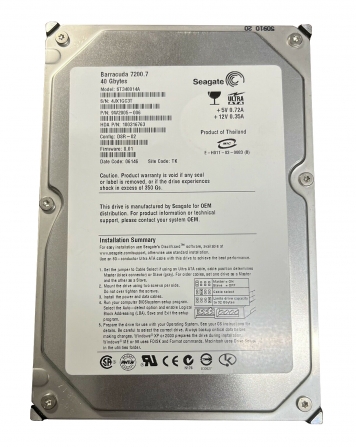 Жесткий диск Seagate 9W2005 40Gb 7200 IDE 3.5" HDD