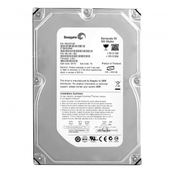 Жесткий диск Seagate ST3500630NS 500Gb  SATAII 3,5" HDD