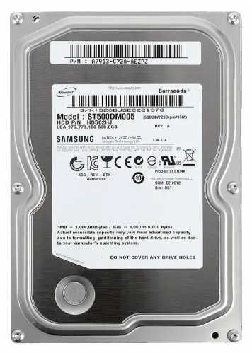 Жесткий диск Samsung HD502HJ 500Gb  SATAII 3,5" HDD