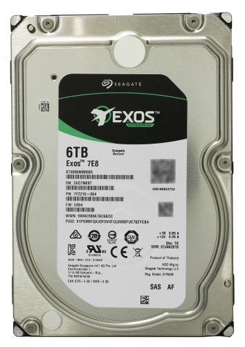 Жесткий диск Seagate ST6000NM0095 6Tb 7200 SAS 3,5" HDD