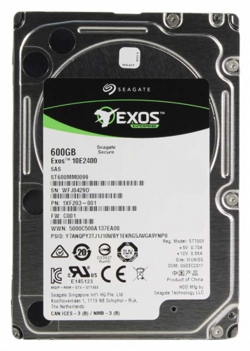 Жесткий диск Seagate 1XF203 600Gb 10000 SAS 2,5" HDD