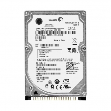 Жесткий диск Seagate ST9120821AS 120Gb 5400 SATA 2,5" HDD