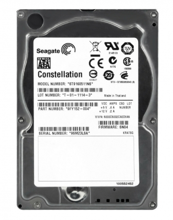 Жесткий диск Seagate 9FY152 160Gb  SATAII 2,5" HDD