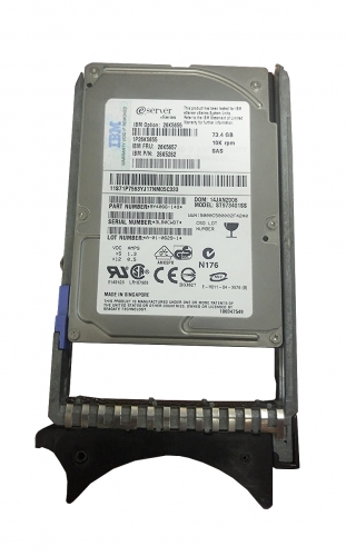 Жесткий диск IBM 26K5262 73,4Gb  SAS 2,5" HDD