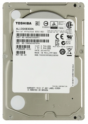 Жесткий диск Toshiba HDEAE02GEA51 300Gb  SAS 2,5" HDD