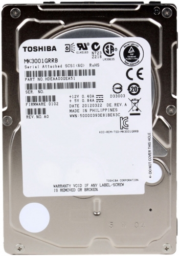 Жесткий диск Toshiba HDEAA00GEA51 300Gb  SAS 2,5" HDD