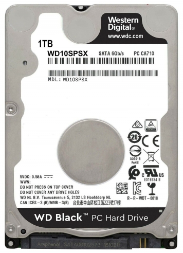 Жесткий Диск Western Digital WD10SPSX 1Tb SATAIII 2,5" HDD