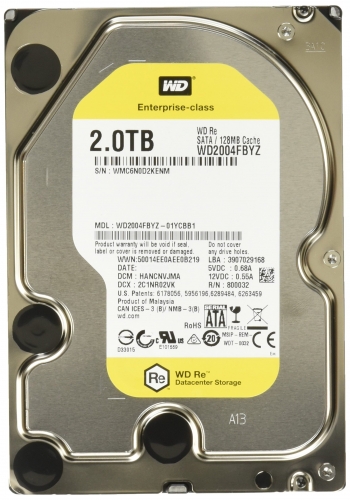 Жесткий диск Western Digital WD2004FBYZ 2Tb 7200 SATAIII 3.5" HDD