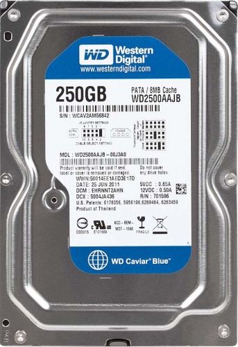 Жесткий диск Western Digital WD2500AAJB 250Gb 7200 IDE 3.5" HDD