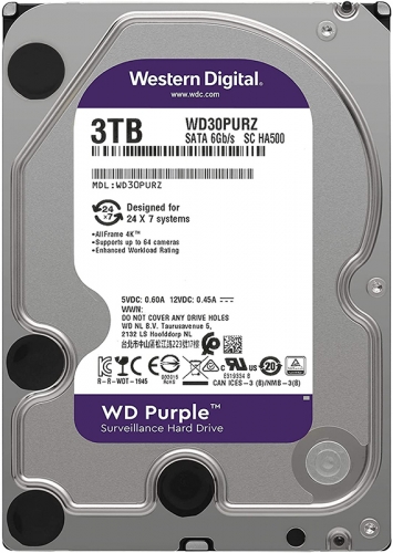 Жесткий диск Western Digital WD30PURZ 3Tb IntelliPower SATAIII 3.5" HDD