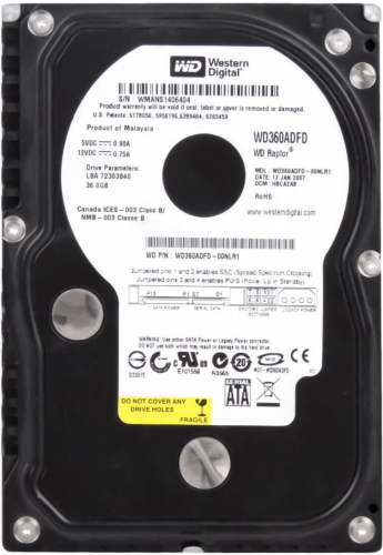 Жесткий диск Western Digital WD360ADFD 36Gb  SATA 3,5" HDD
