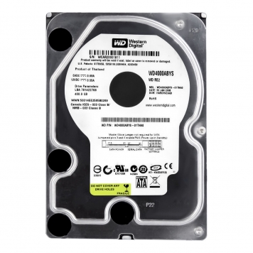 Жесткий диск Western Digital WD4000ABYS 400Gb 7200 SATAII 3.5" HDD