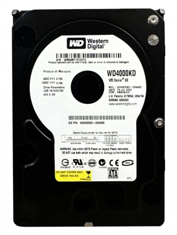 Жесткий диск Western Digital WD4000KD 400Gb  SATA 3,5" HDD