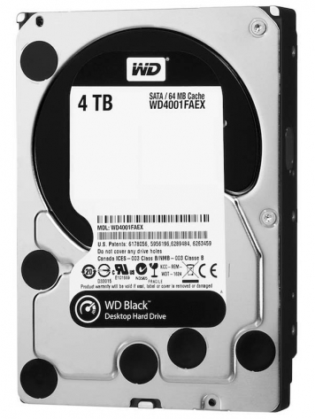 Жесткий диск Western Digital WD4001FAEX 4Tb  SATAIII 3,5" HDD