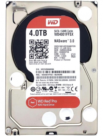 Жесткий Диск Western Digital WD4001FFSX 4Tb SATAIII 3.5" HDD