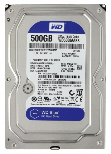 Жесткий диск Western Digital WD5000AAKX 500Gb 7200 SATAIII 3.5" HDD