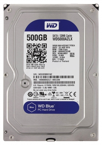 Жесткий диск Western Digital WD5000AZLX 500Gb  SATAIII 3,5" HDD