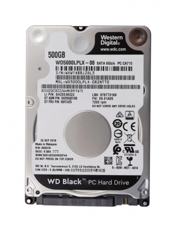 Жесткий диск IBM 00FC425 500Gb 7200 SATA 2,5" HDD