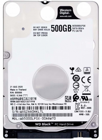 Жесткий диск Western Digital WD5000LPSX 500Gb 7200 SATAIII 2,5" HDD