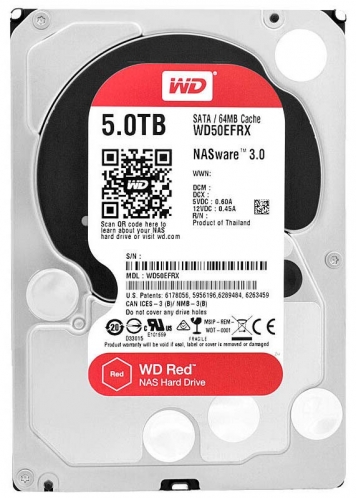 Жесткий диск Western Digital WD50EFRX 5Tb IntelliPower SATAIII 3.5" HDD