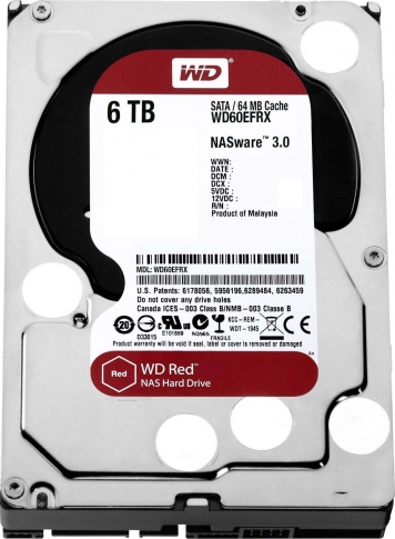 Жесткий диск Western Digital WD60EFRX 6Tb  SATAIII 3,5" HDD