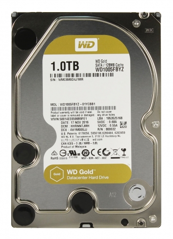 Жесткий диск Western Digital WD1005FBYZ 1Tb 7200 SATAIII 3.5" HDD