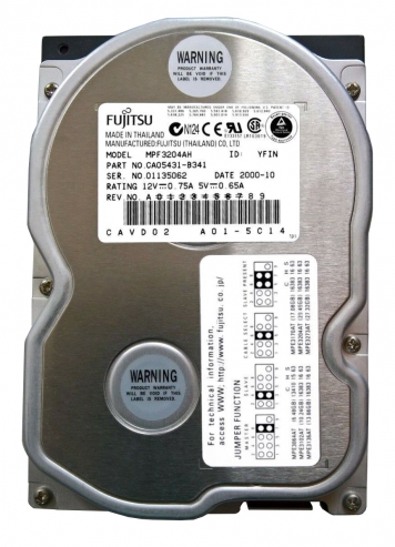 Жесткий диск Fujitsu MPF3204AH 20,4Gb 7200 IDE 3.5" HDD