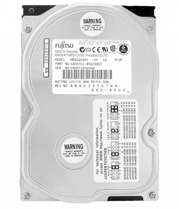 Жесткий диск Fujitsu MPG3204AT 20,4Gb 5400 IDE 3.5" HDD
