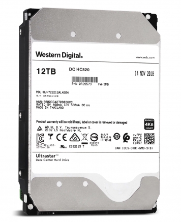 Жесткий диск HGST HUH721212AL4204 12Tb 7200 SAS 3,5" HDD