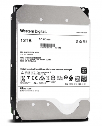 Жесткий диск HGST 0F29562 12Tb 7200 SAS 3,5" HDD