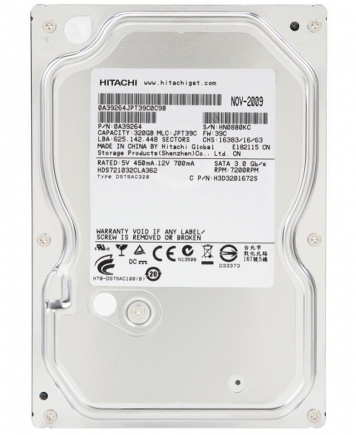 Жесткий диск Hitachi H3D3201672S 320Gb  SATAII 3,5" HDD