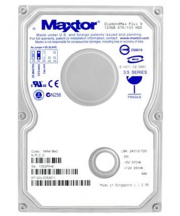 Жесткий диск Maxtor 6Y120L0 120Gb 7200 IDE 3.5" HDD