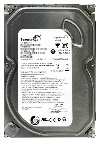 Жесткий диск Seagate ST3160316CS 160Gb  SATAII 3,5" HDD