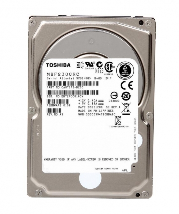 Жесткий диск Toshiba MBF2300RC 300Gb  SAS 2,5" HDD
